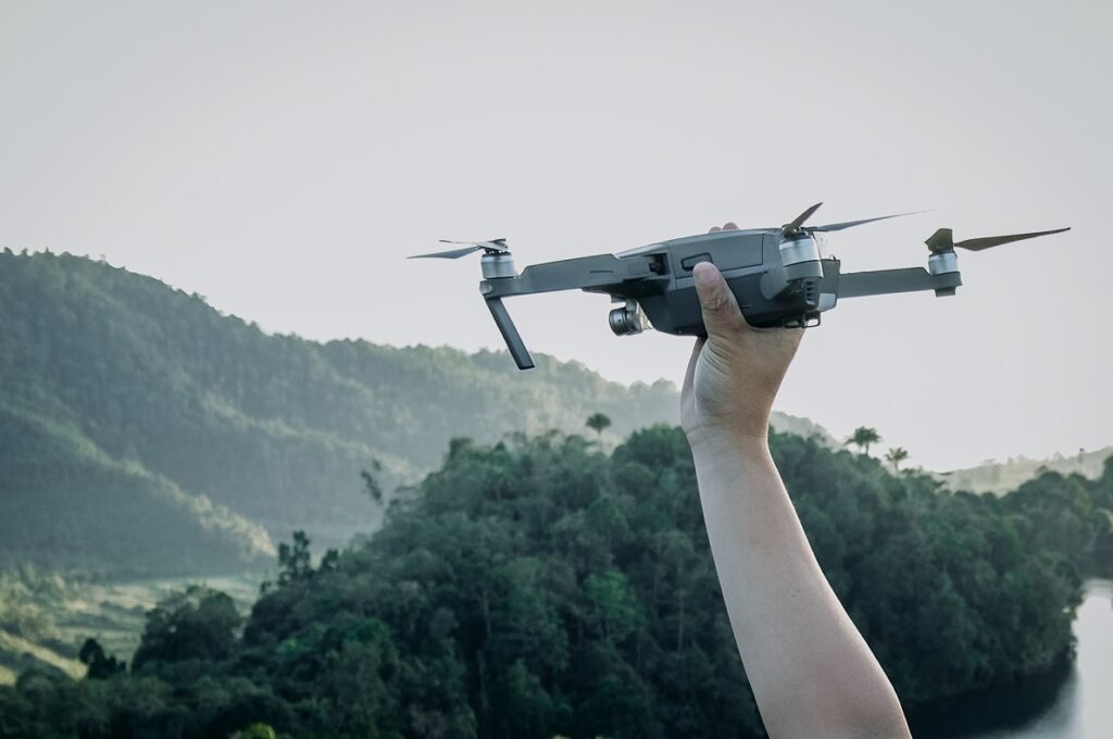 filowanie z dronów