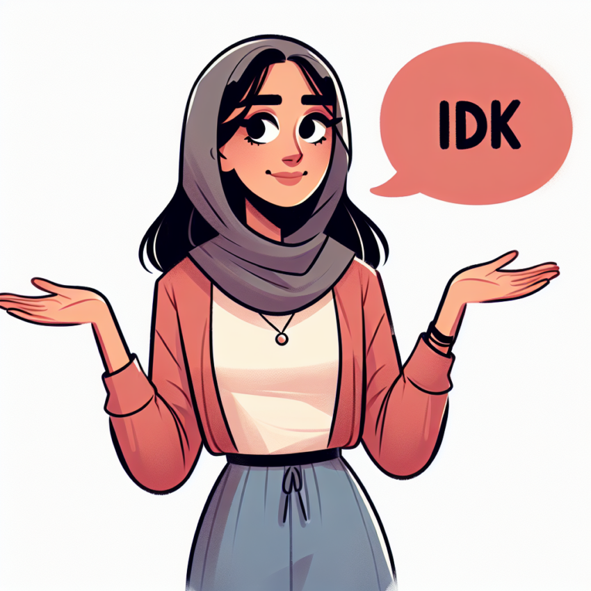 Co to znaczy idk?