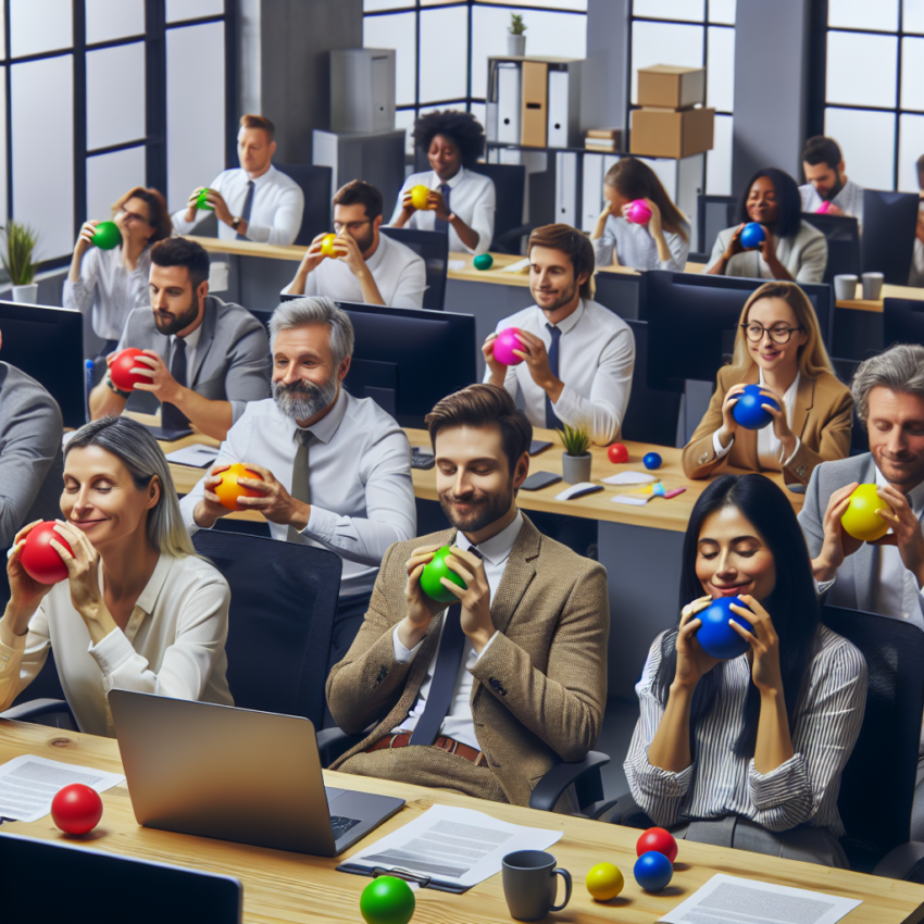 Piłka antystresowa w kampaniach employer branding – jak poprawić wizerunek firmy?
